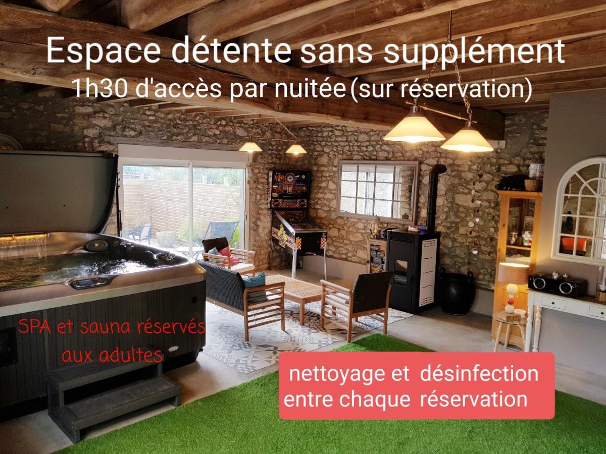 Le Grand Cedre Spa Et Sauna Interieur Piscine Marolles  Екстер'єр фото